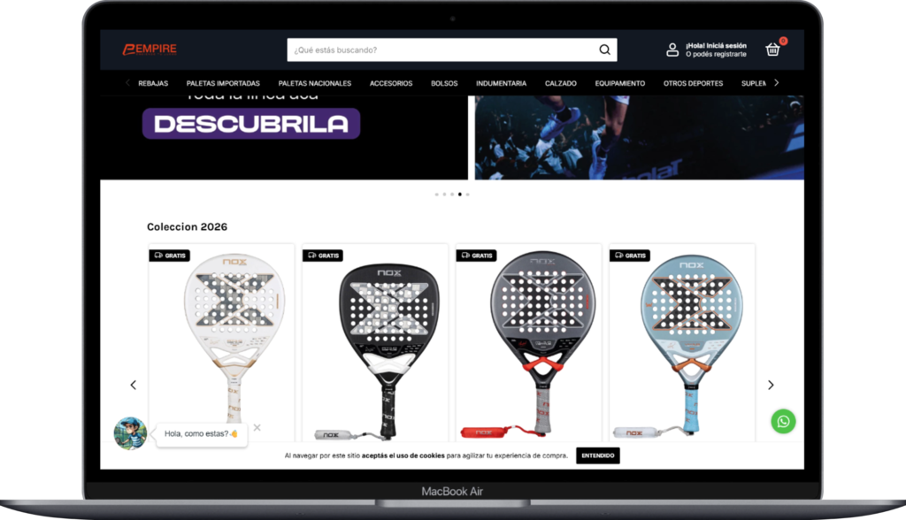 Empire Padel Tienda online